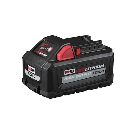 Milwaukee Tool M18 REDLITHIUM HIGH OUTPUT, XC6.0 BATTERY PACK,  48-11-1865